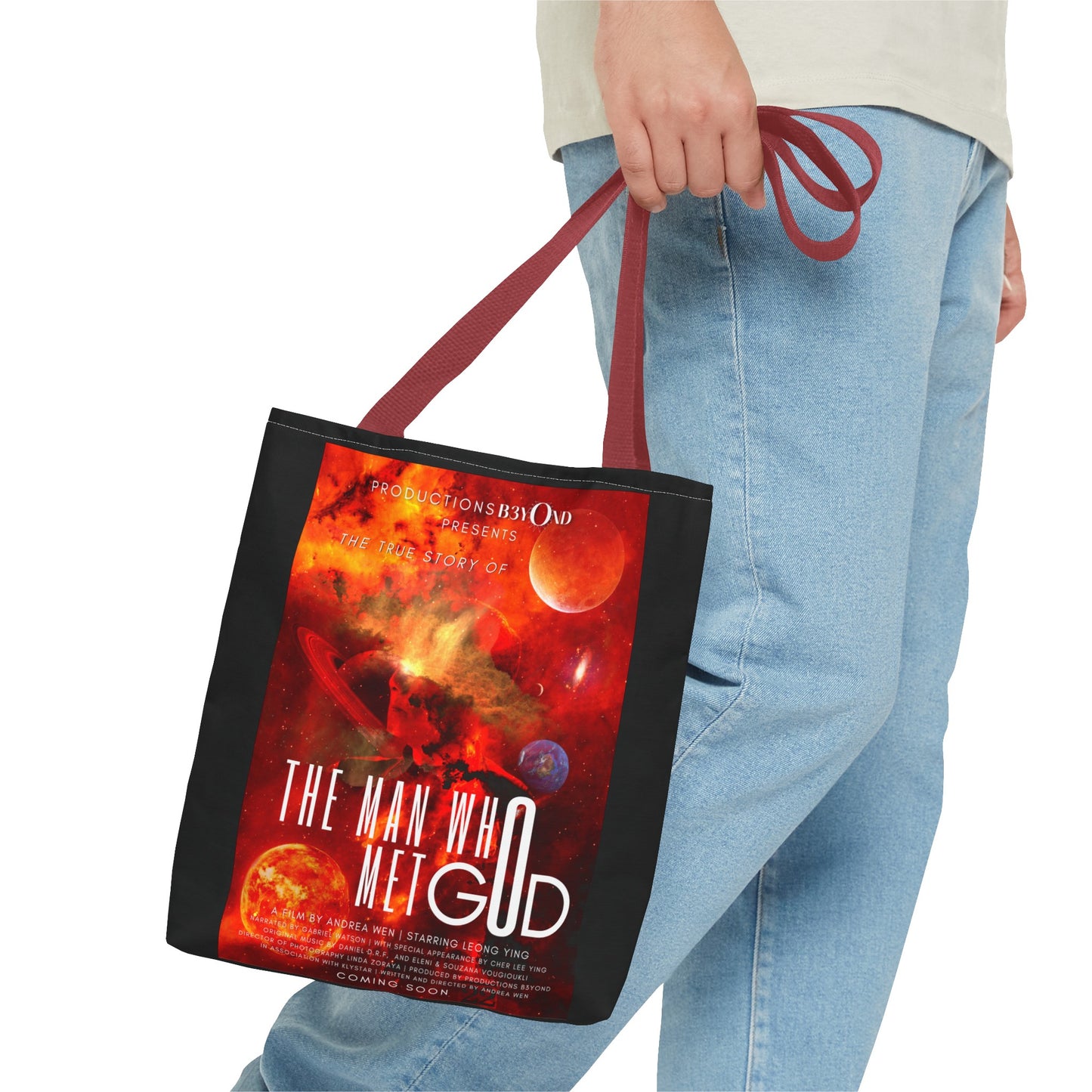 The Man Who Met GOD Tote Bag