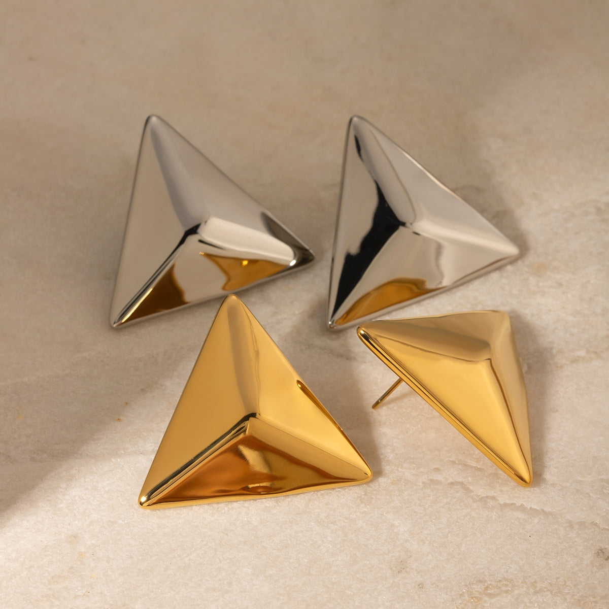 Pyramid Earrings