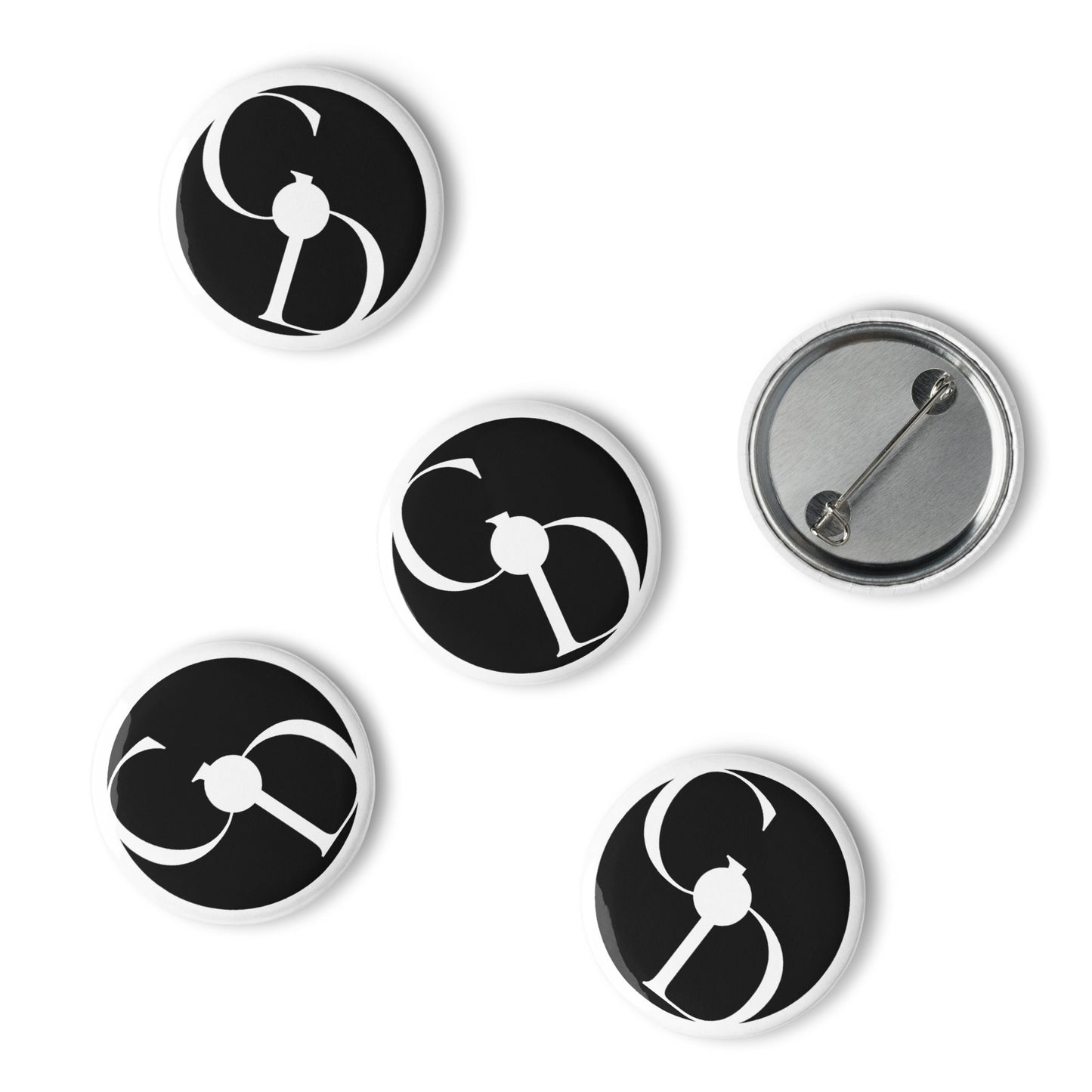 GOD Set of pin buttons