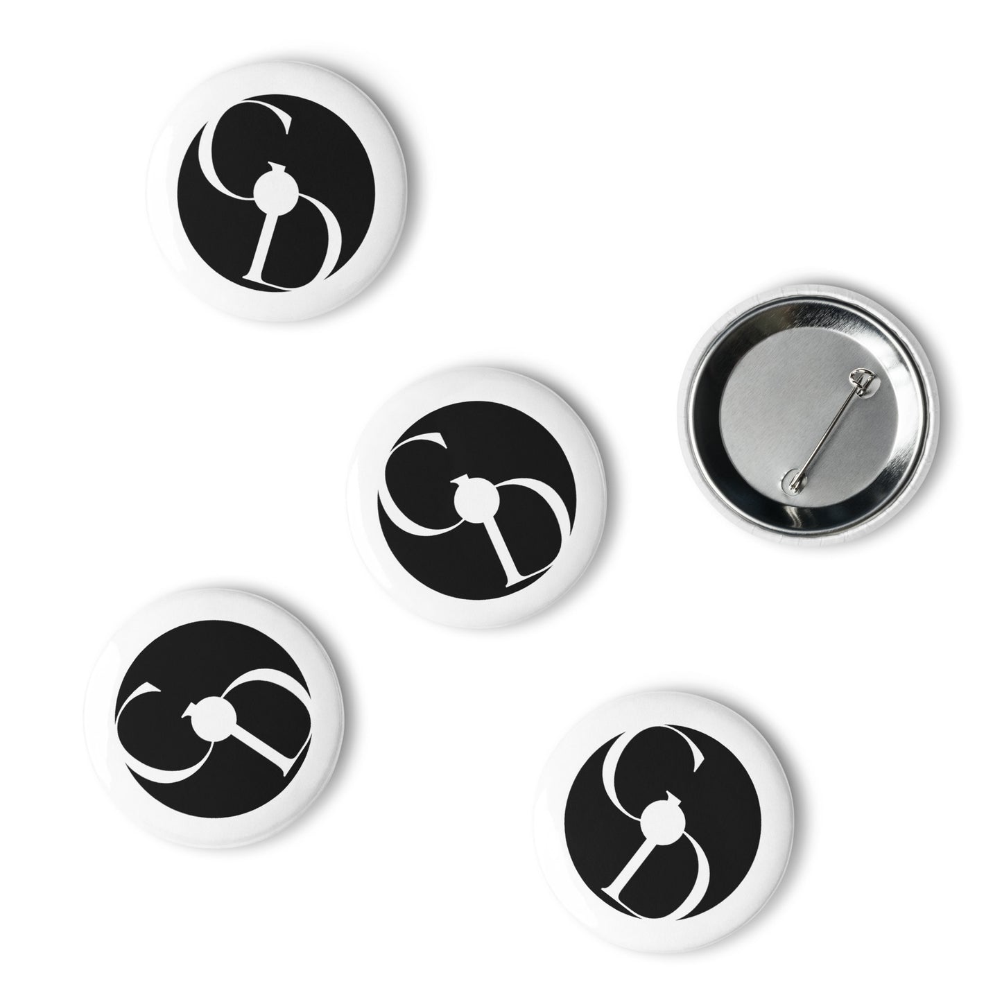 GOD Set of pin buttons