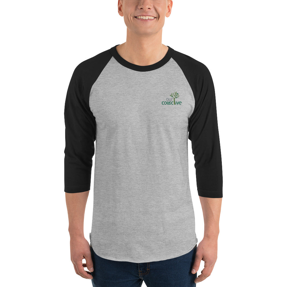 Our Collective deluxe raglan shirt
