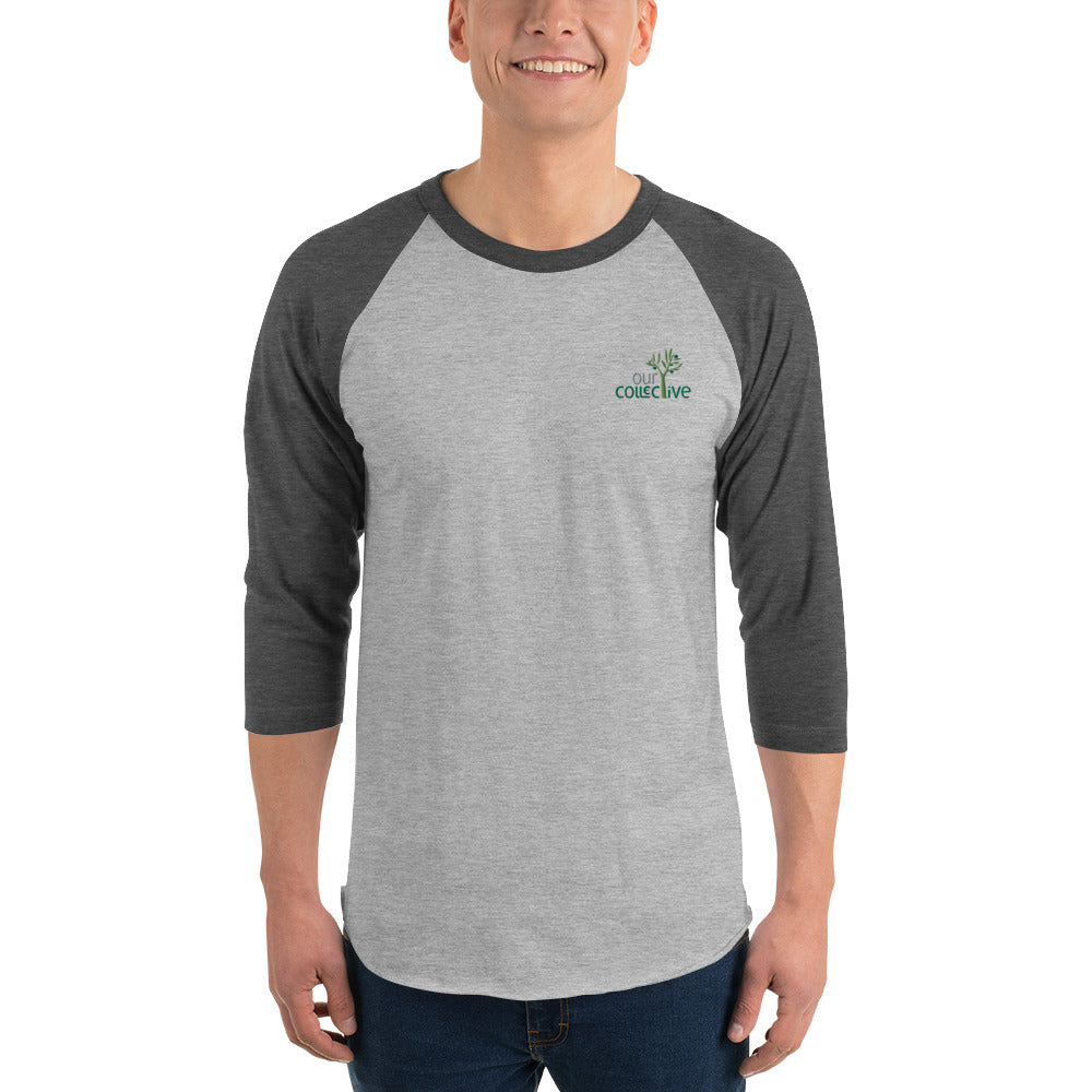 Our Collective deluxe raglan shirt