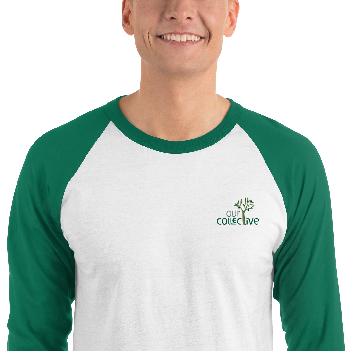 Our Collective deluxe raglan shirt