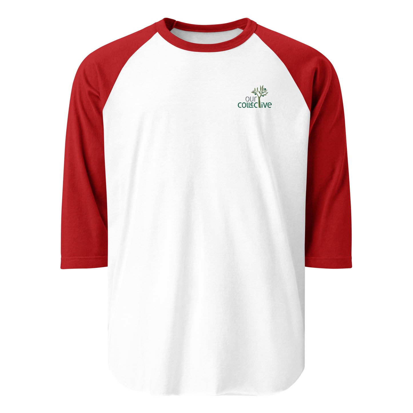 Our Collective deluxe raglan shirt