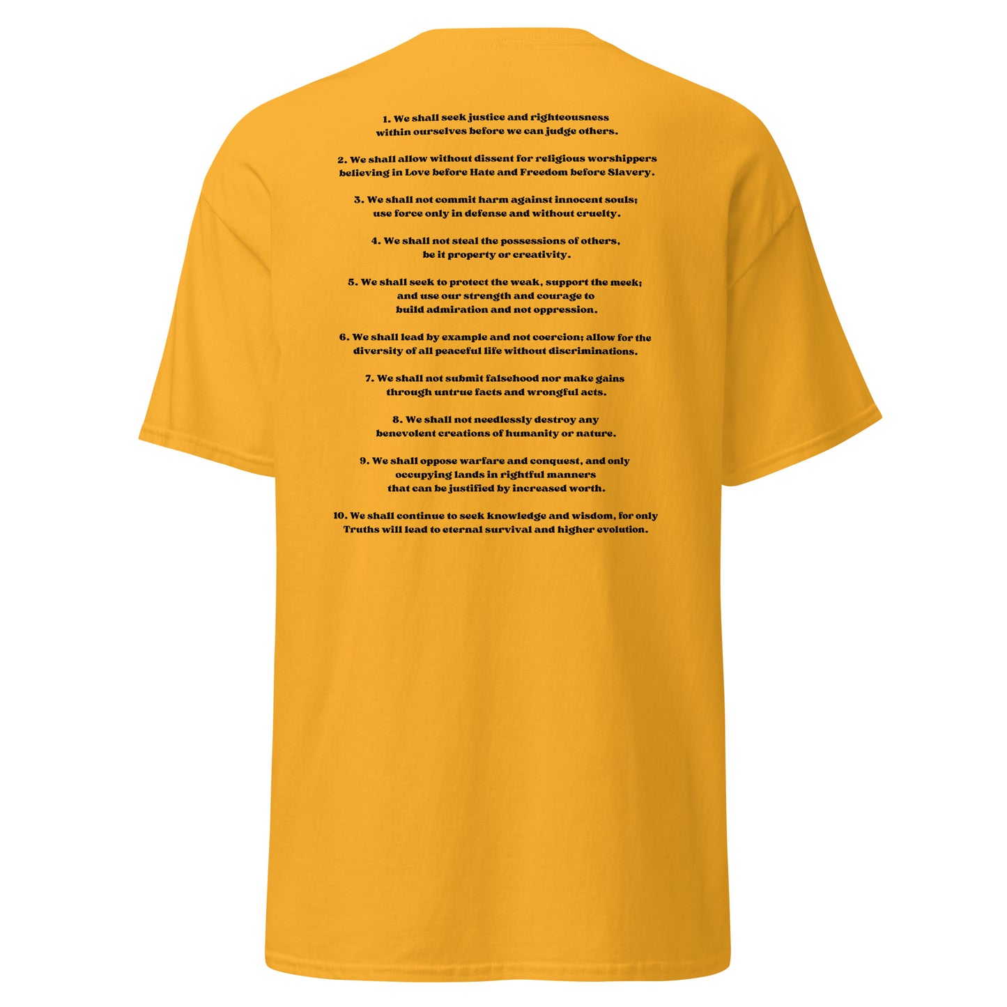 New Commandments T-shirt