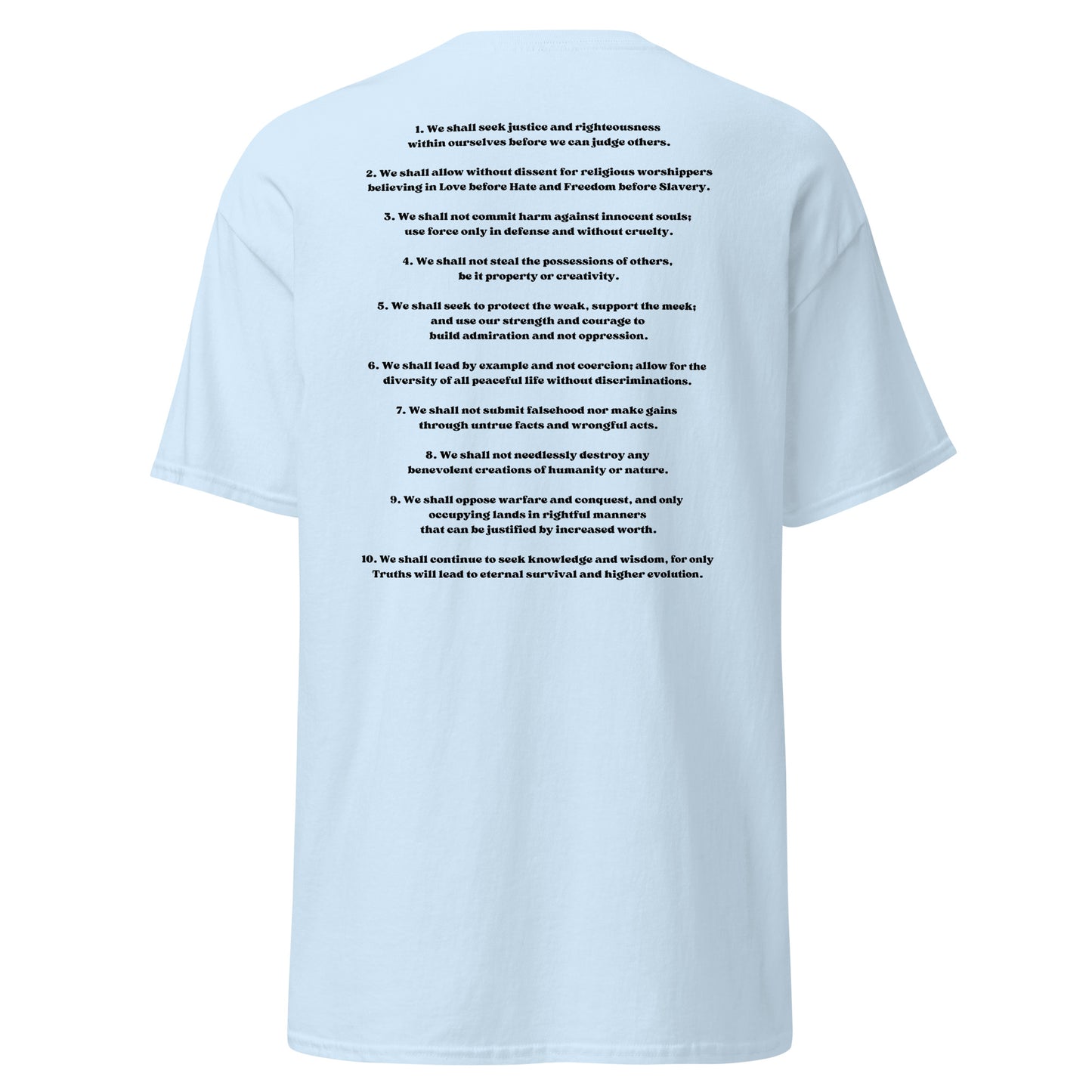 New Commandments T-shirt