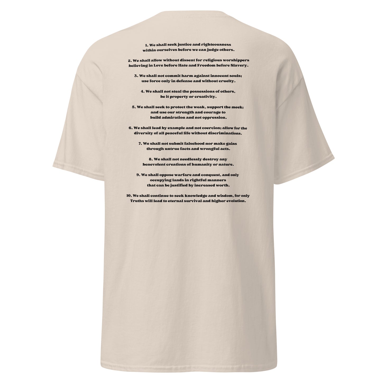 New Commandments T-shirt
