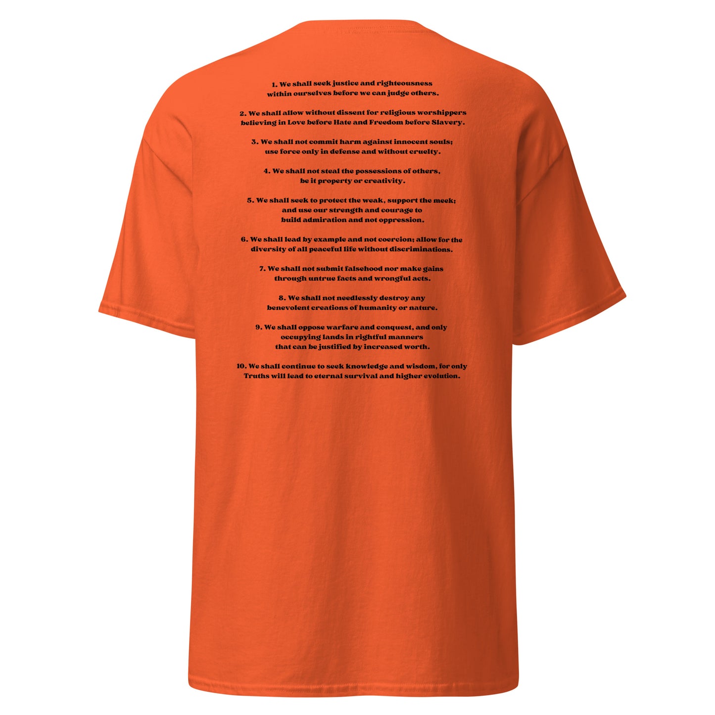 New Commandments T-shirt