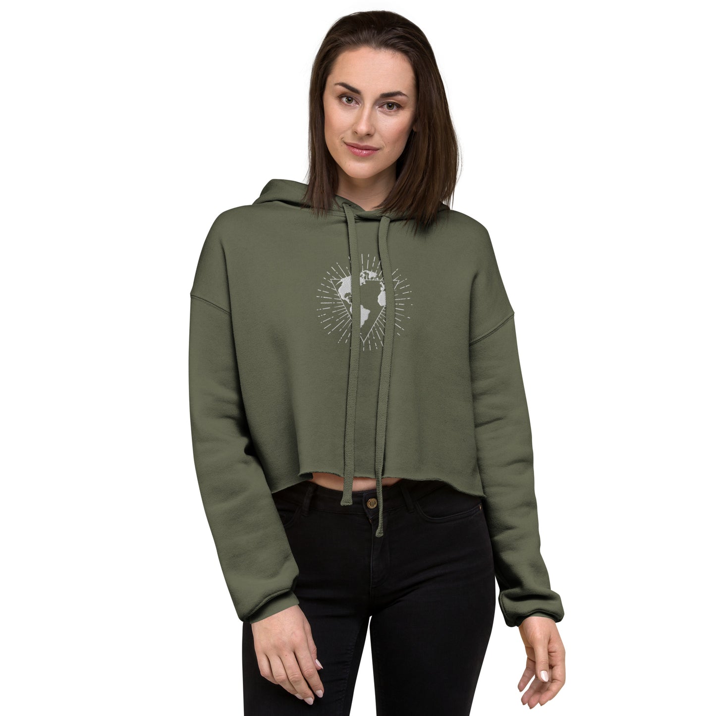 OHOW deluxe Crop Hoodie