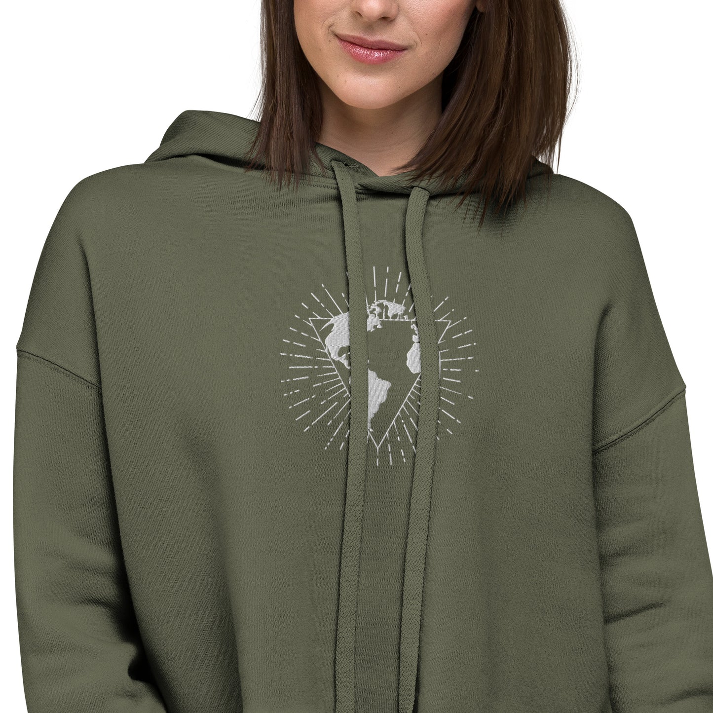 OHOW deluxe Crop Hoodie