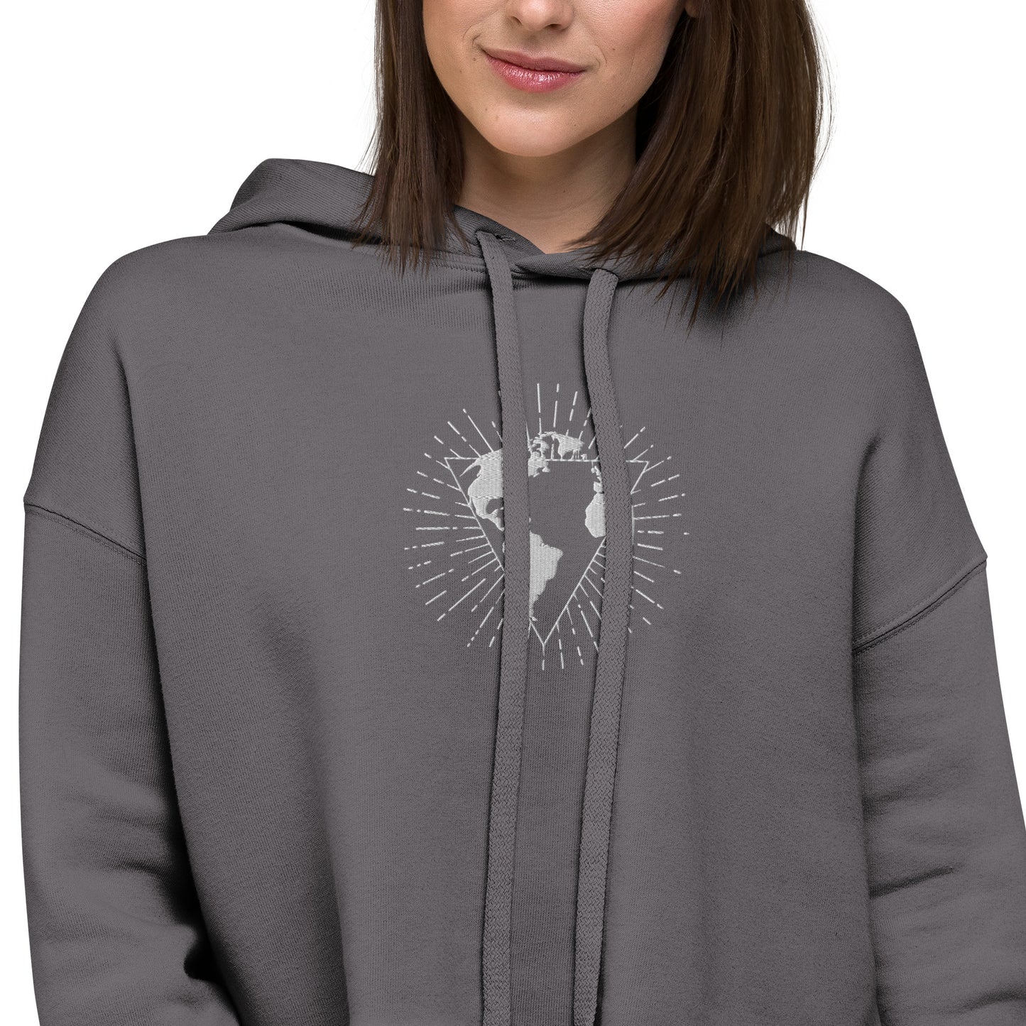OHOW deluxe Crop Hoodie