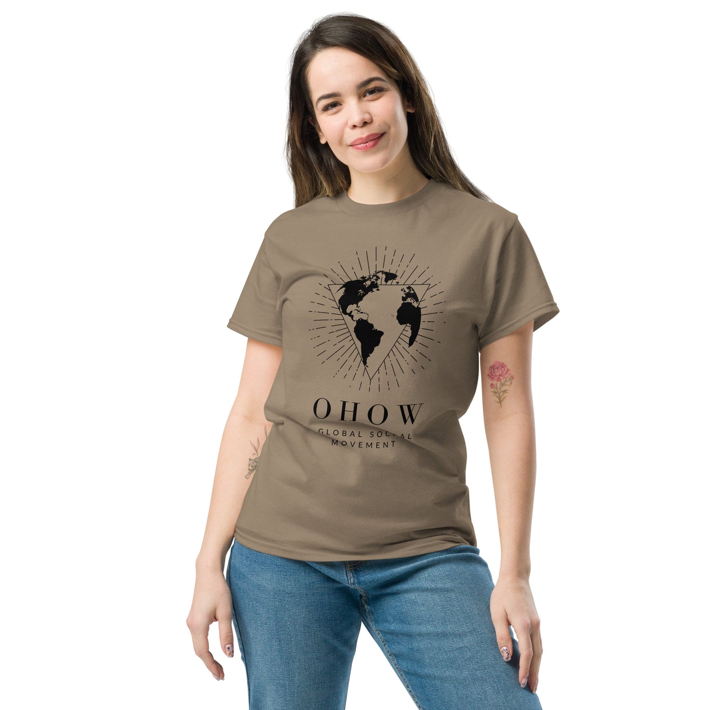 OHOW social global movement Unisex T-shirt