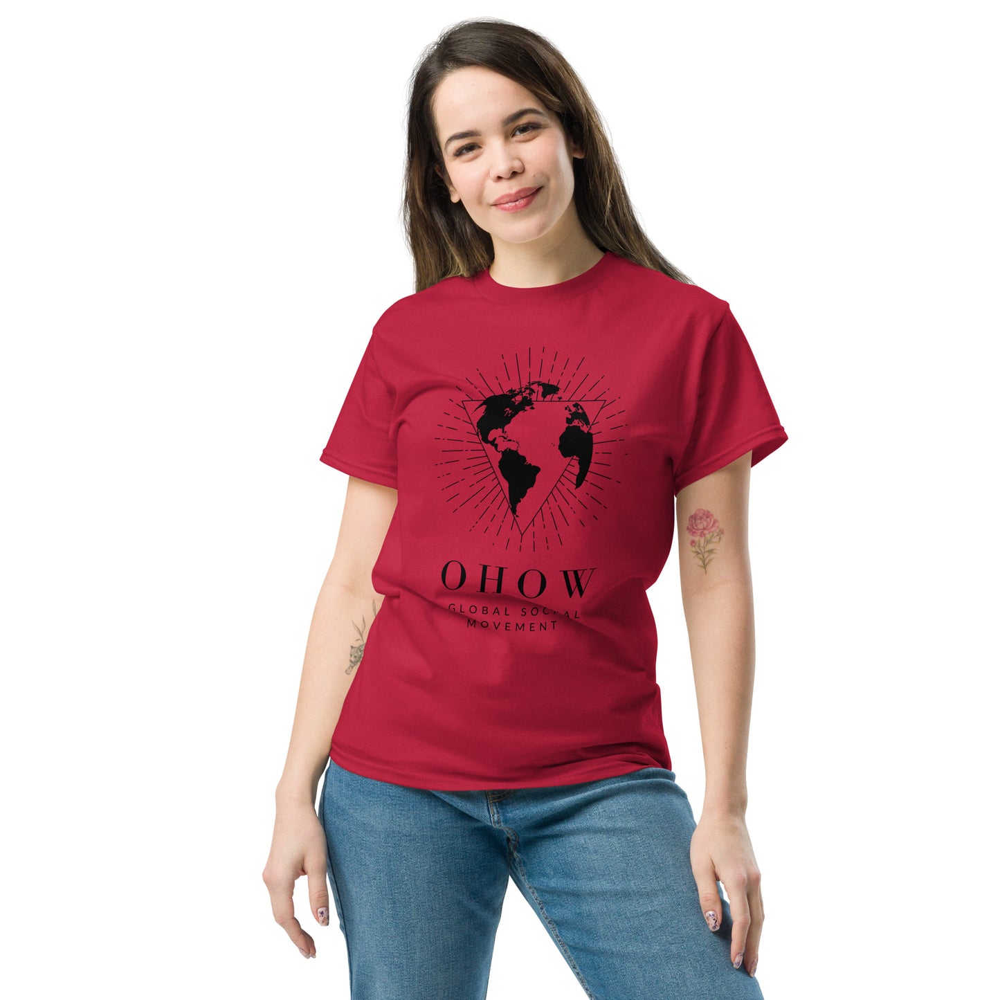 OHOW social global movement Unisex T-shirt