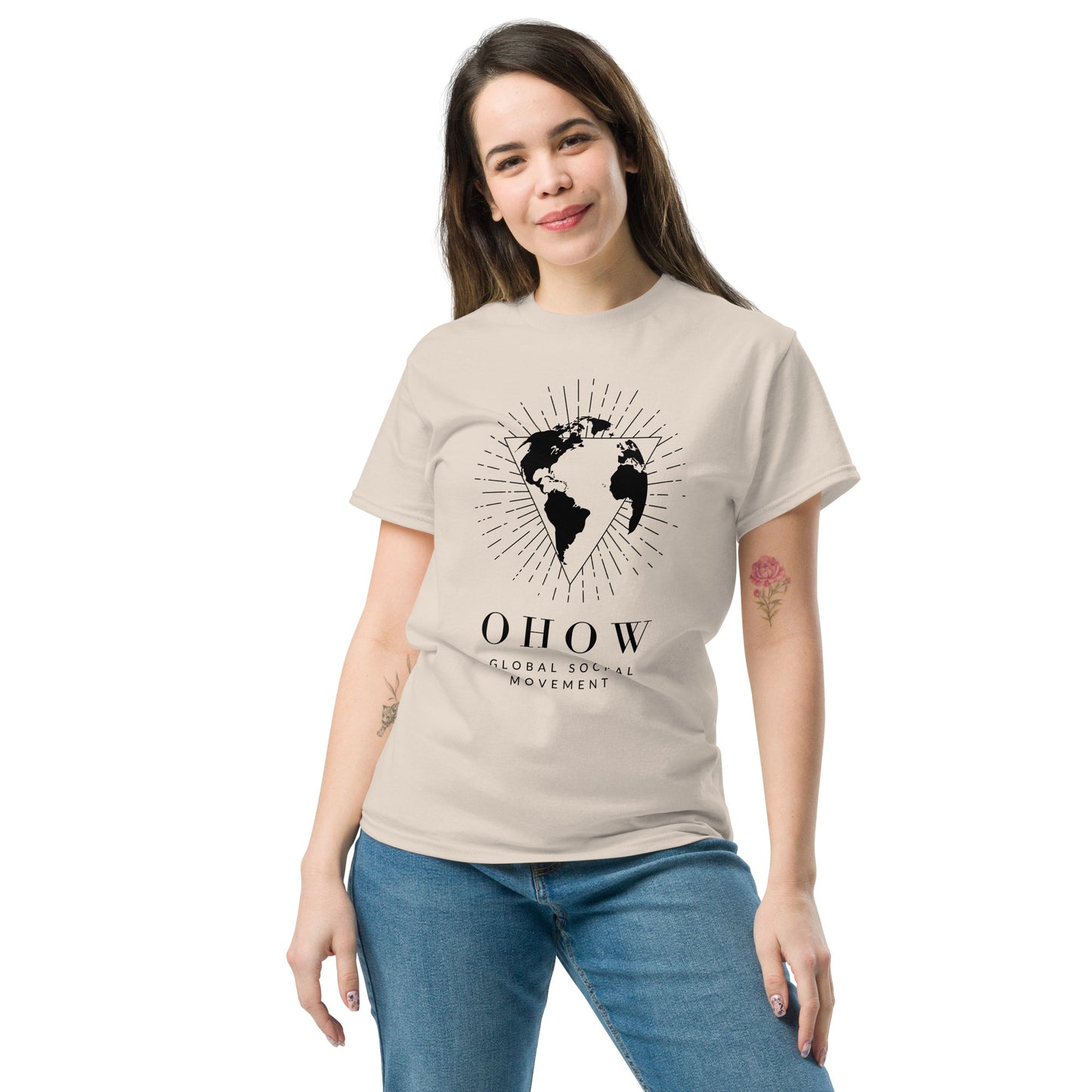 OHOW social global movement Unisex T-shirt