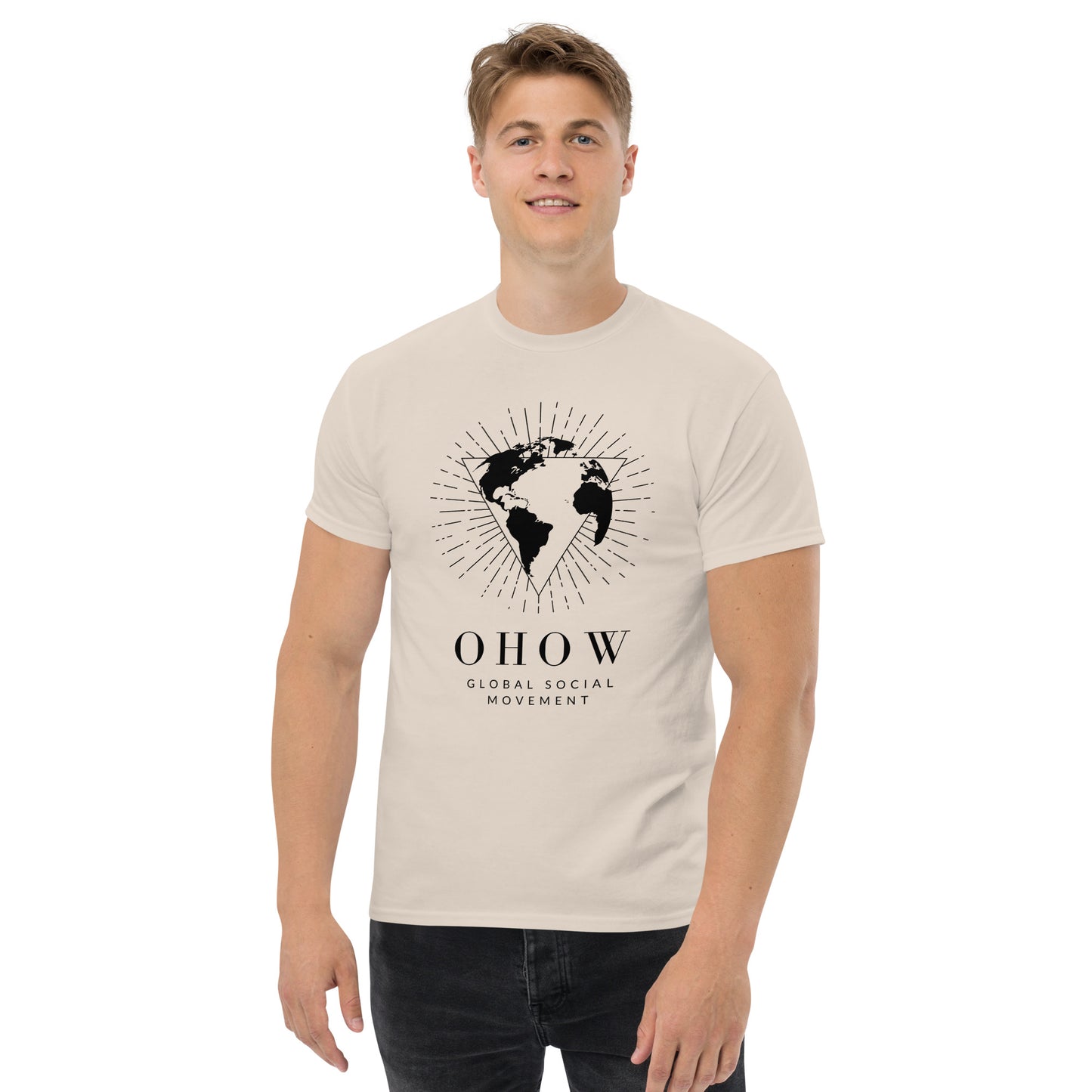 OHOW social global movement Unisex T-shirt