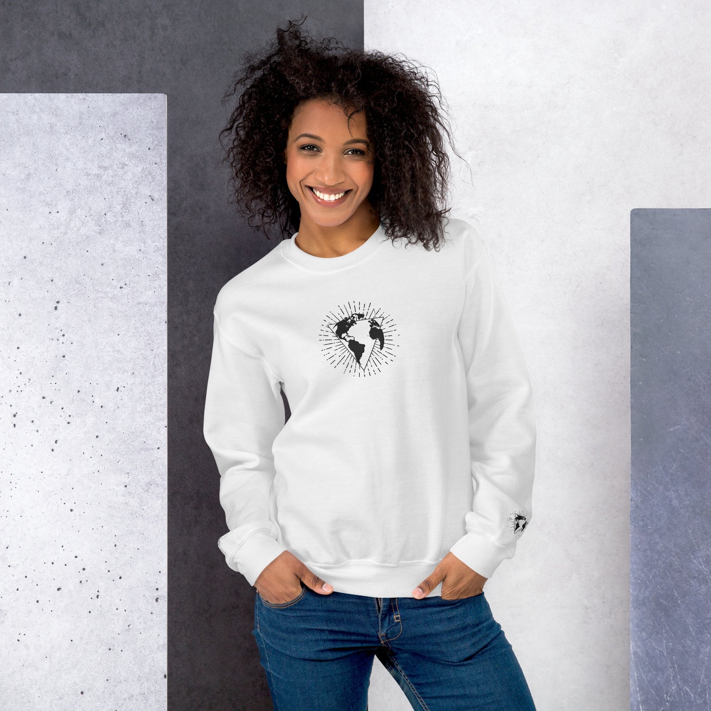 One Humanity deluxe Unisex Sweatshirt